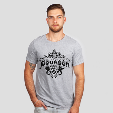 bourbon hunter gray shirt